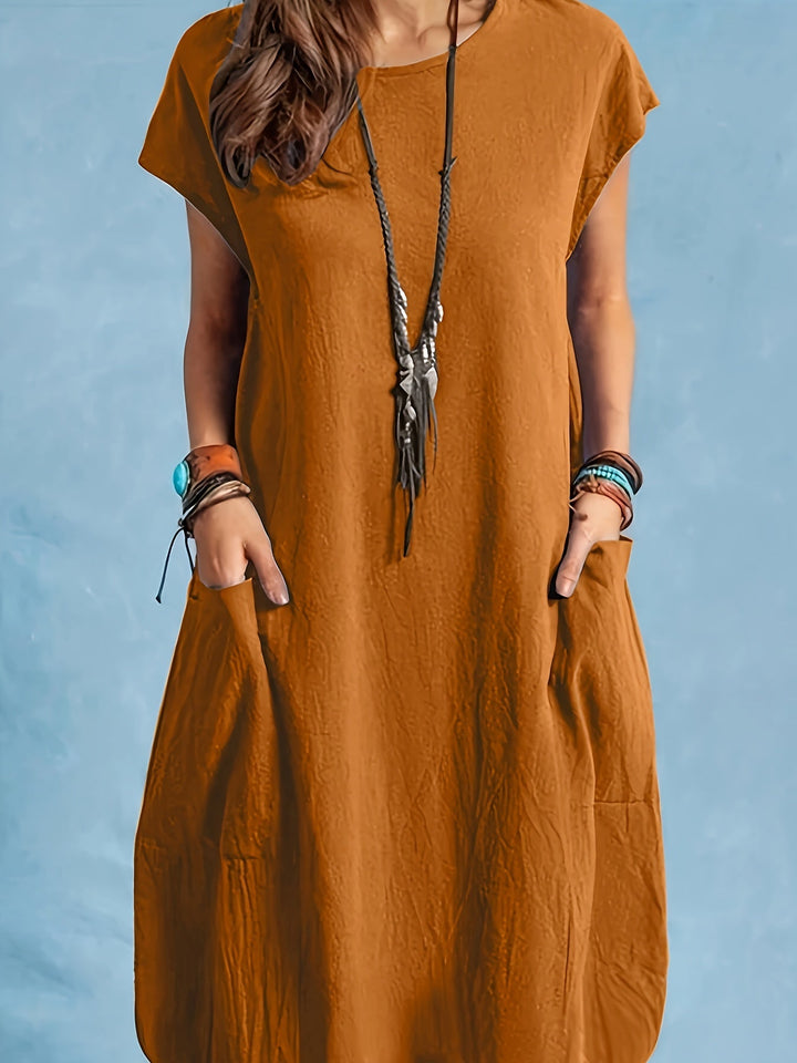 Sila – Batwing Pocket Summer Dress