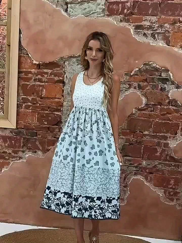 Elysia – Boho Midi Dress