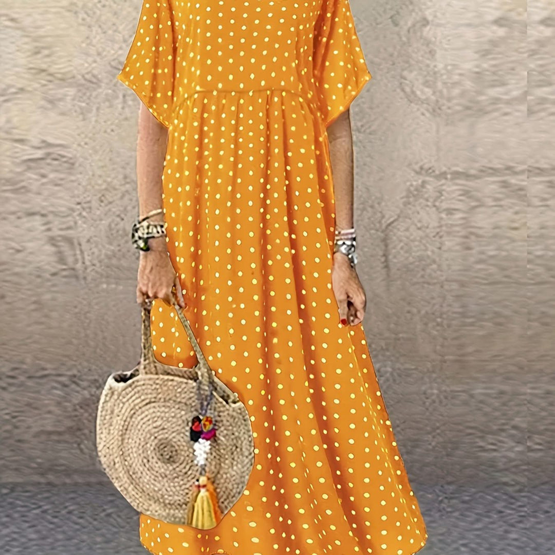 Harper – Polka Dot Midi Dress