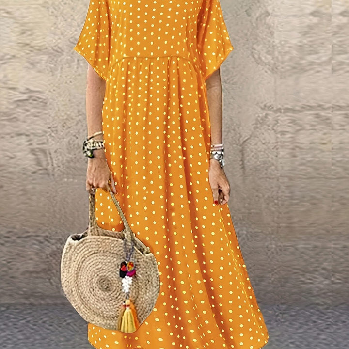 Harper – Polka Dot Midi Dress