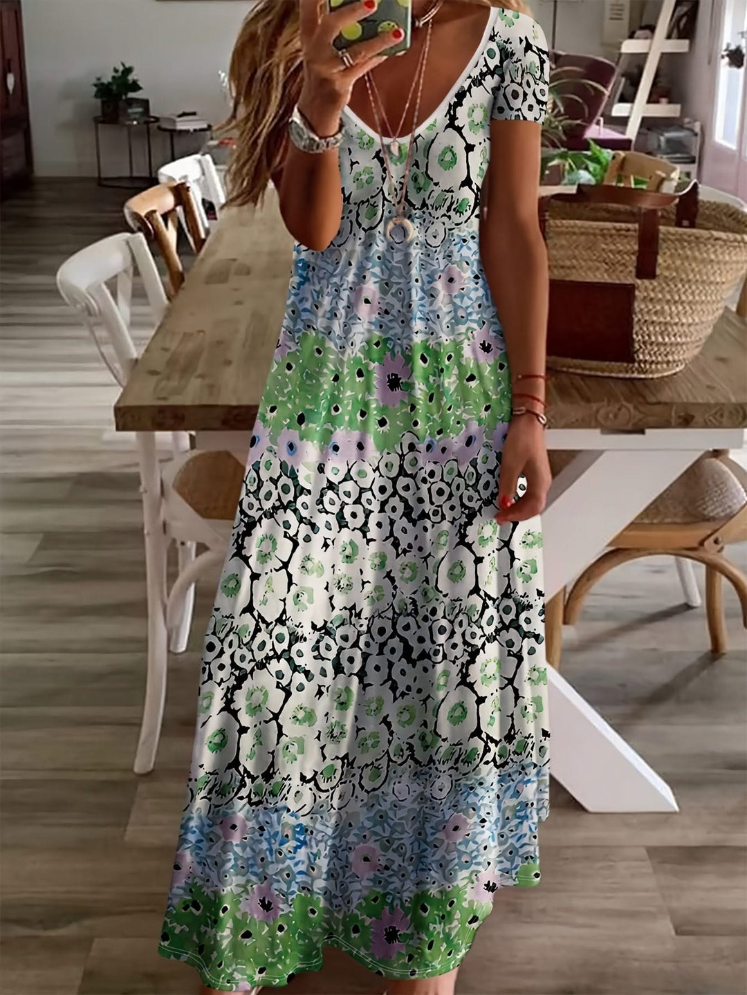 Luna – Floral Maxi Dress