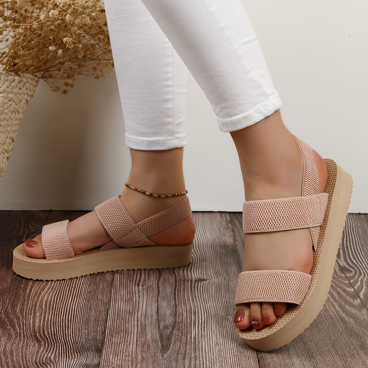 Livia – Elastic Band Flat Slippers