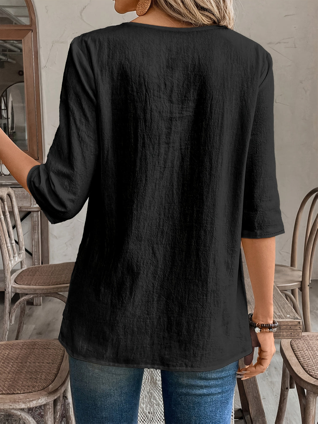 Azure – Sleeve Asymmetrical Top