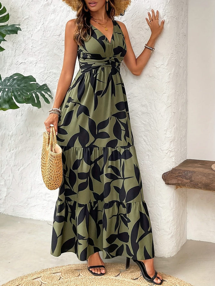 Aurora – Floral Ruffle Dress