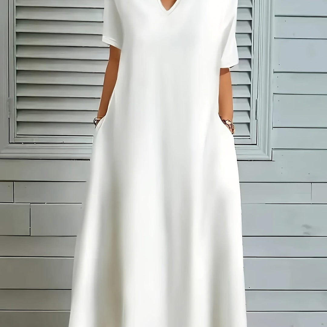 Seraphina – V-Neck A-Line Dress