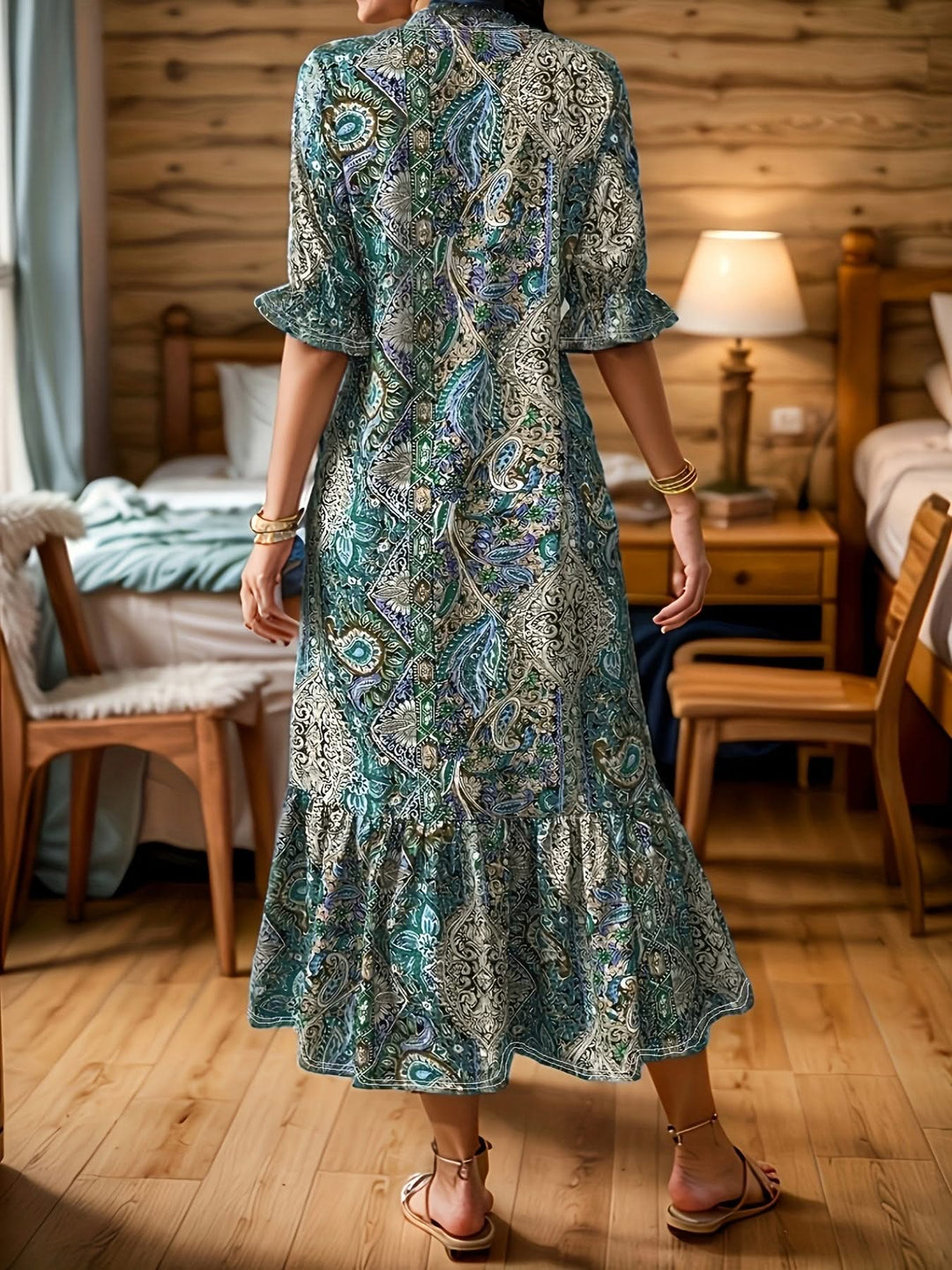 Maya – Batwing Maxi Dress