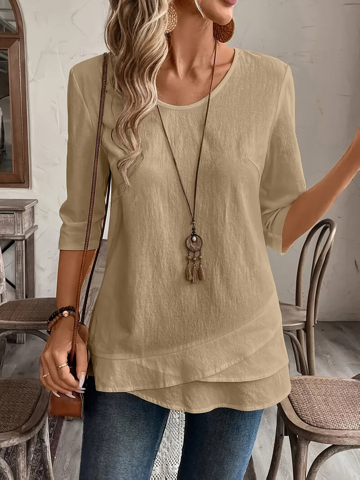 Azure – Sleeve Asymmetrical Top