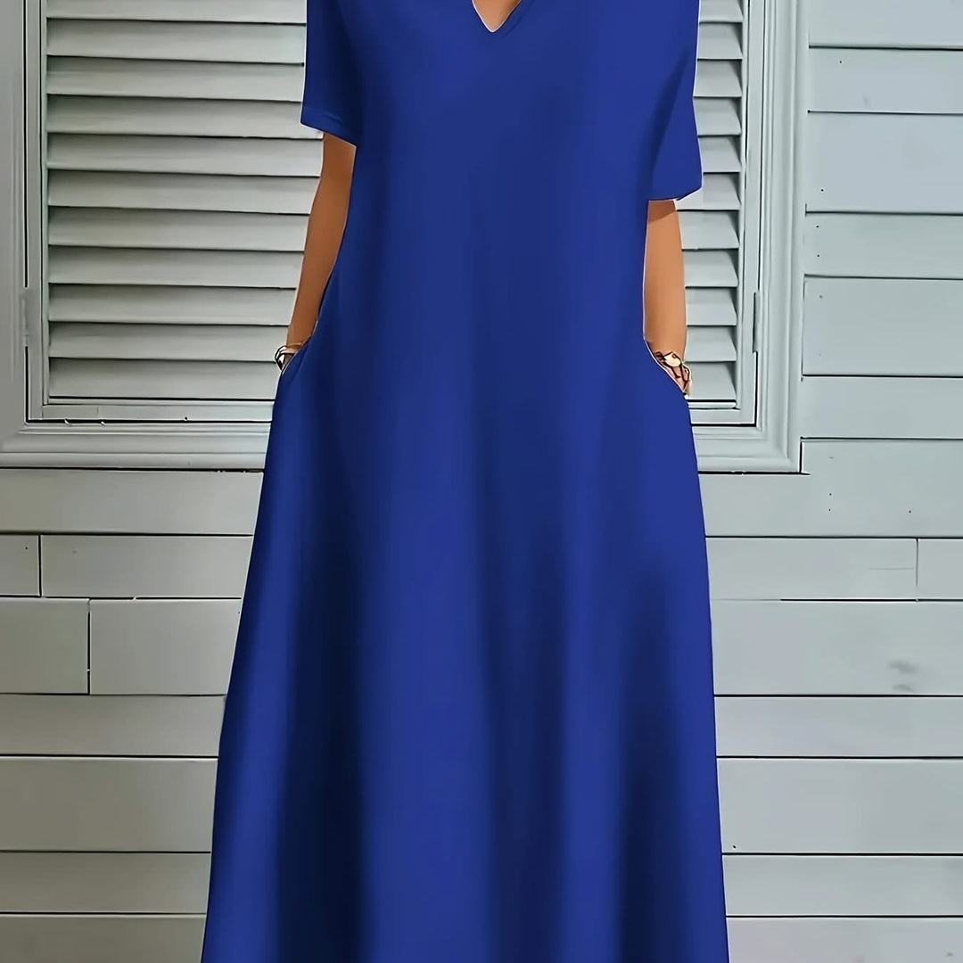 Seraphina – V-Neck A-Line Dress