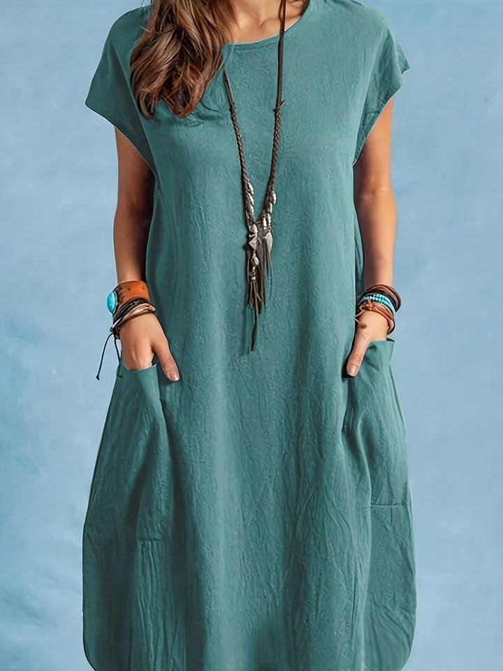 Sila – Batwing Pocket Summer Dress