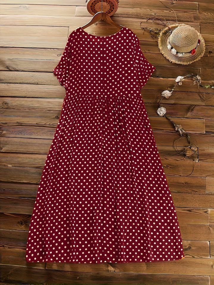 Harper – Polka Dot Midi Dress