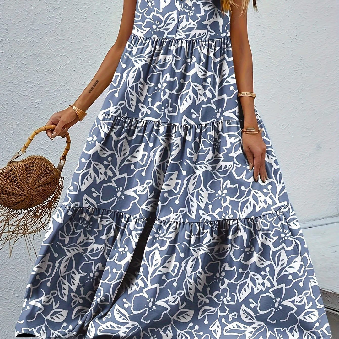 Marigold – Floral Dress with Tummy Coverage