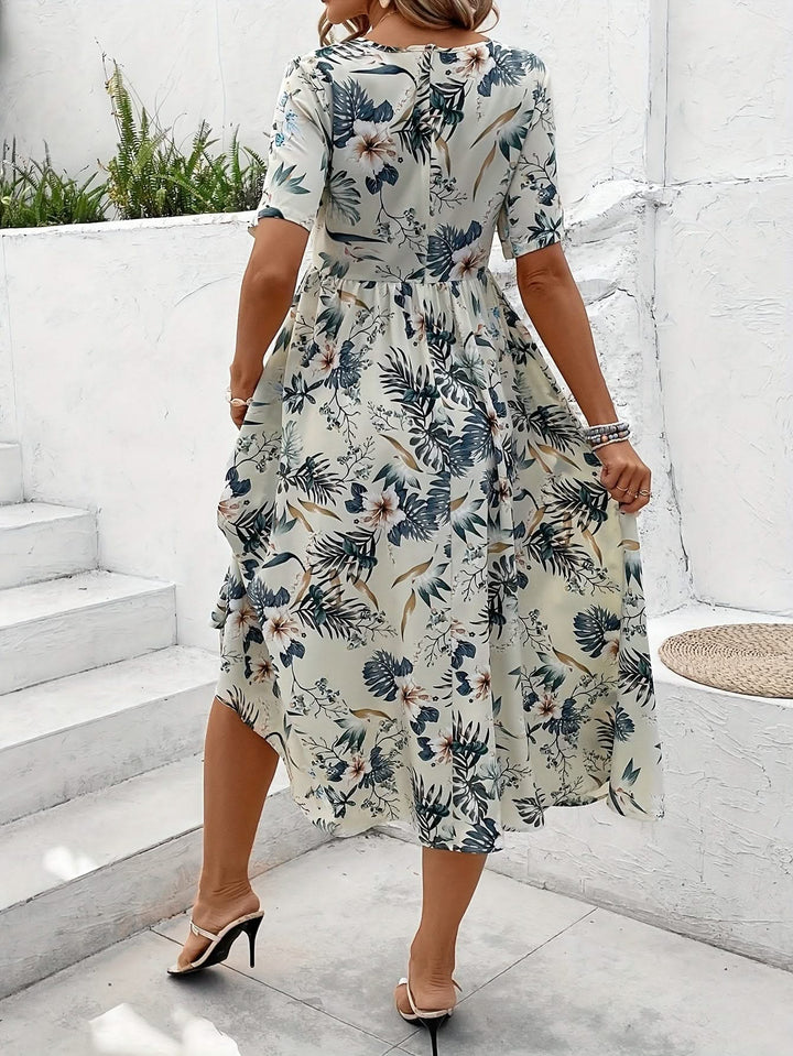 Elara – tummy-friendly Short-Sleeve Dress