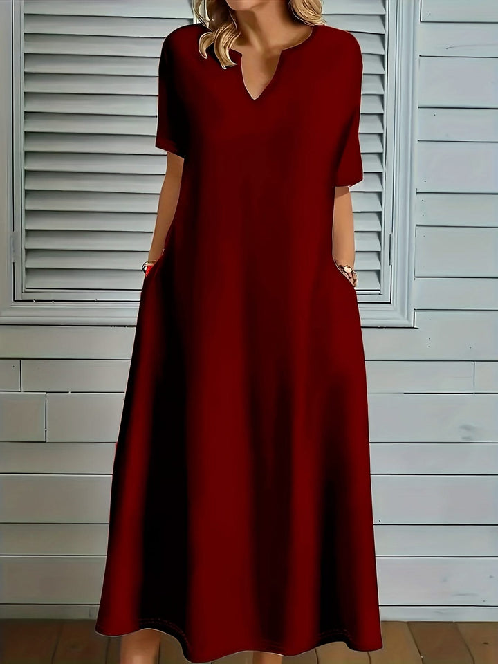 Seraphina – V-Neck A-Line Dress