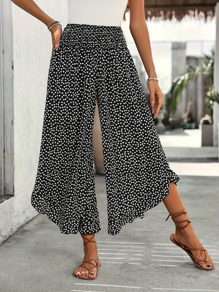 Florence – Floral Wide-Leg Pants