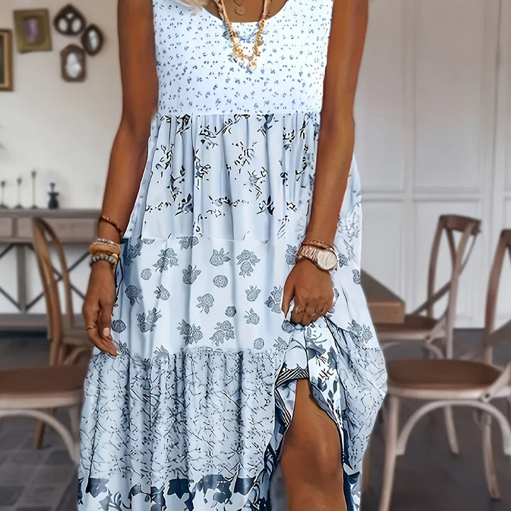 Elysia – Boho Midi Dress