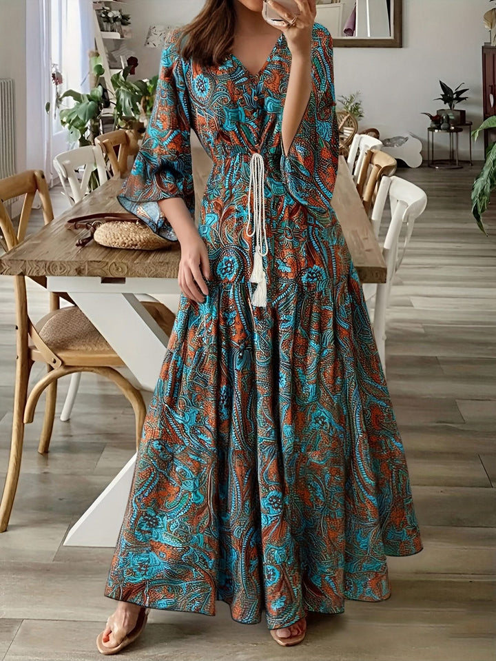 Lucy – boho v-neck dress