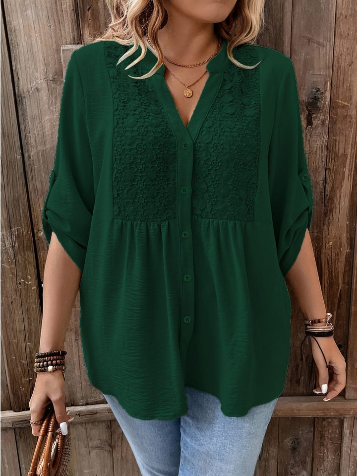 Clara – Lace Trim Shirt