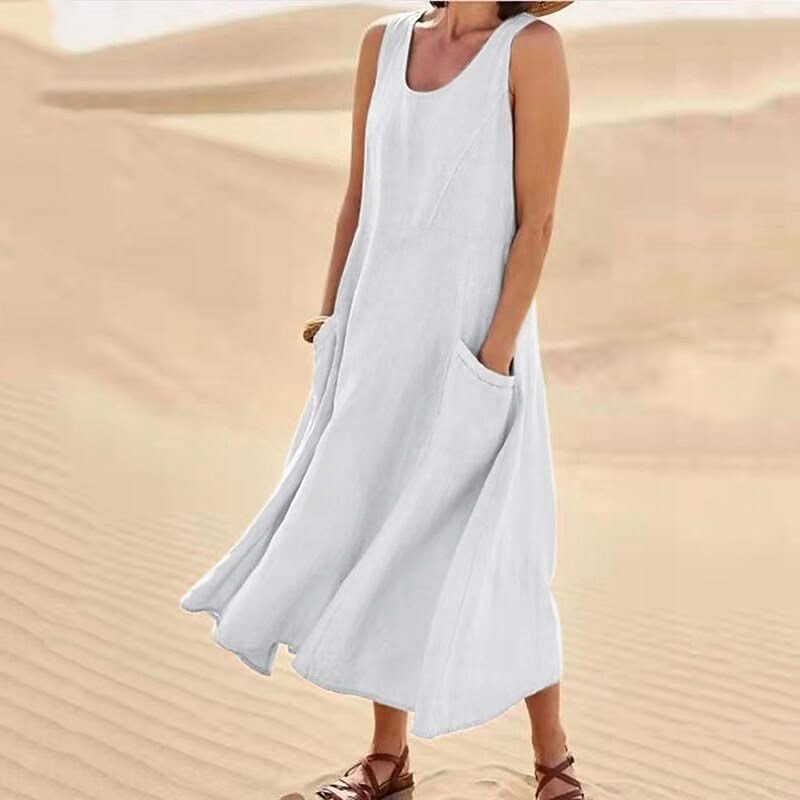 Keily | sleeveless tummy-covering dress