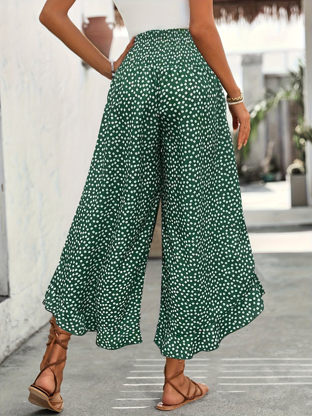 Florence – Floral Wide-Leg Pants