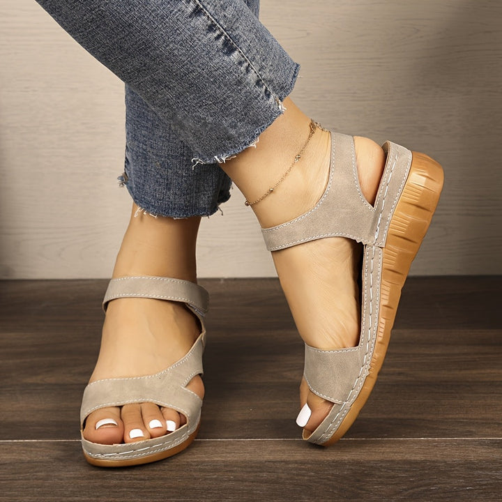 Flora – Floral Platform Sandals