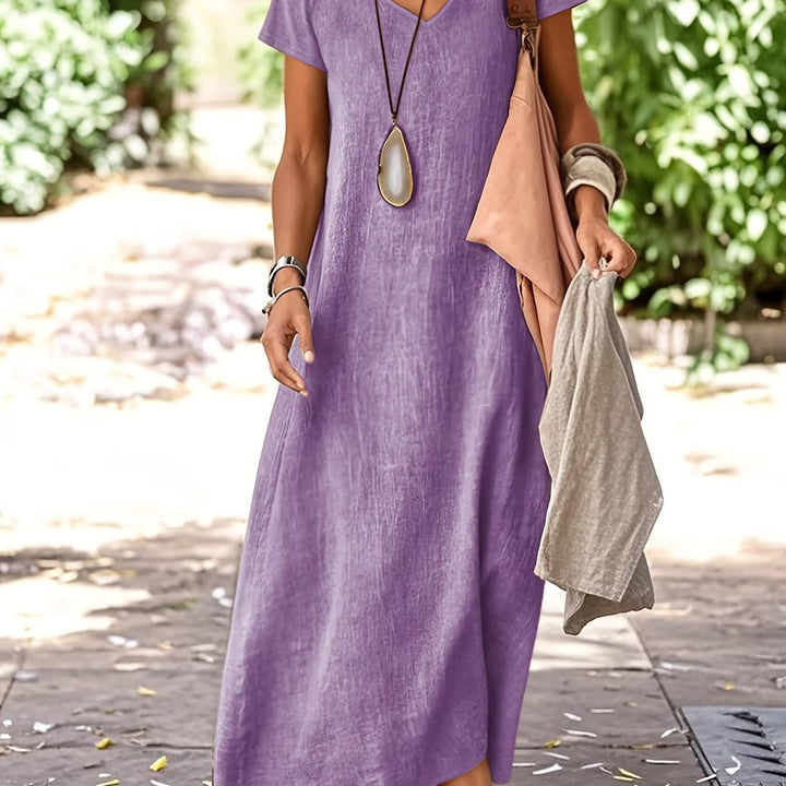 Olivia – Green A-Line Dress