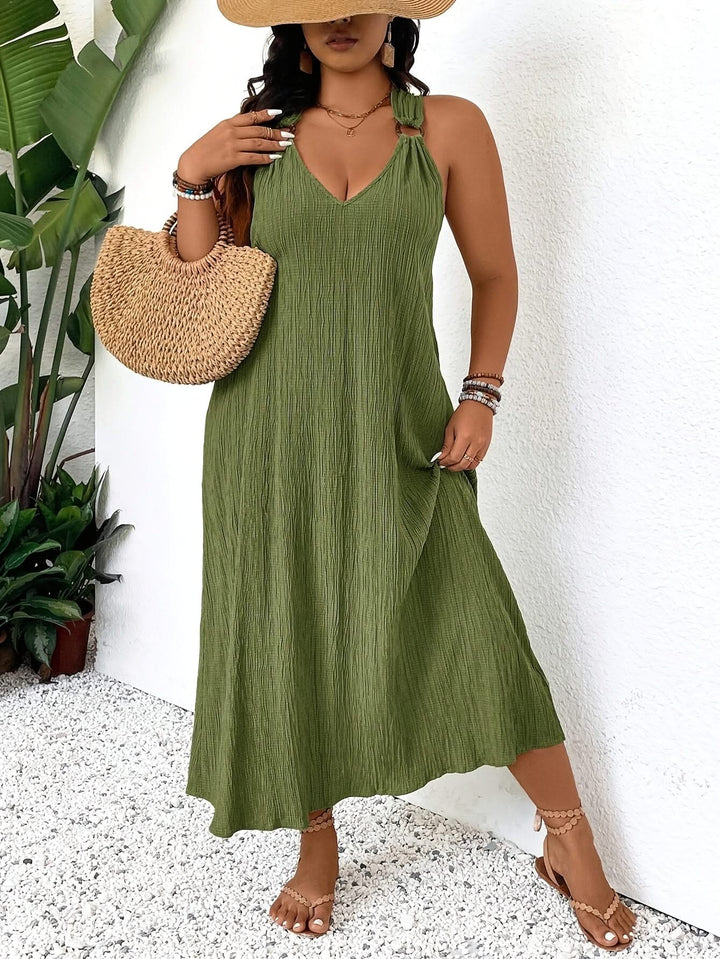 Marina – Tummy Covering V-Neck Dress