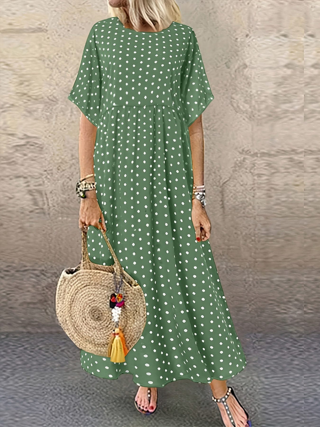 Harper – Polka Dot Midi Dress