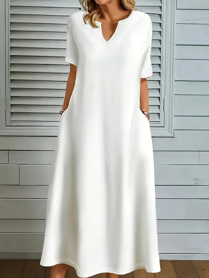 Seraphina – V-Neck A-Line Dress