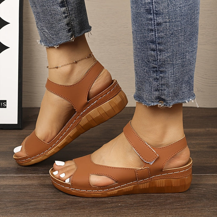 Flora – Floral Platform Sandals