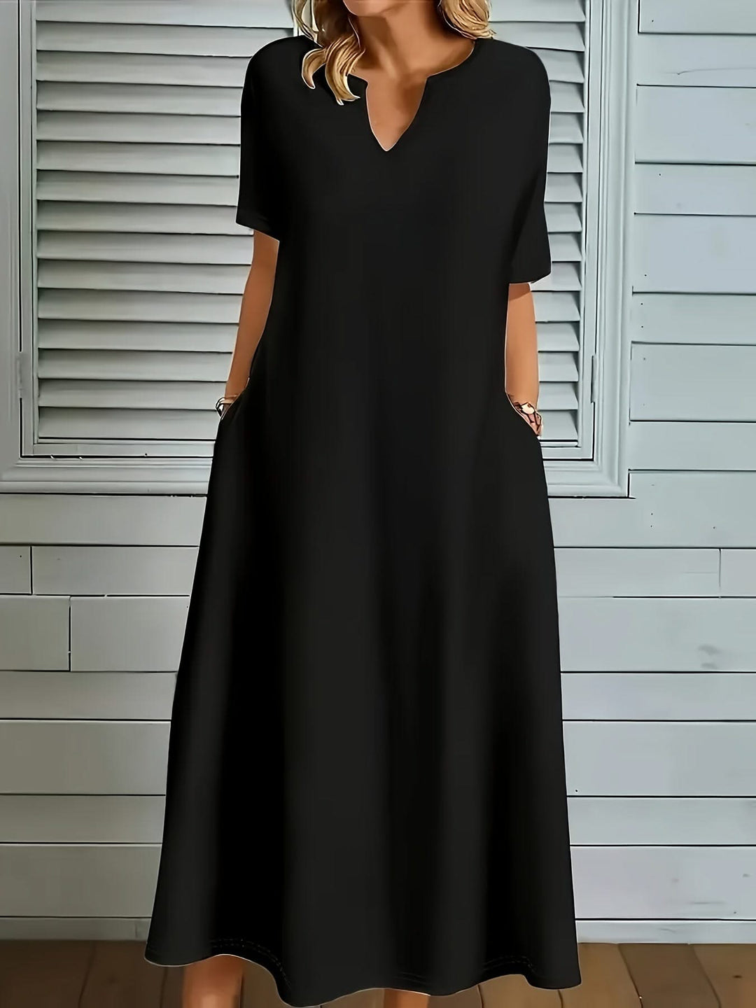 Seraphina – V-Neck A-Line Dress