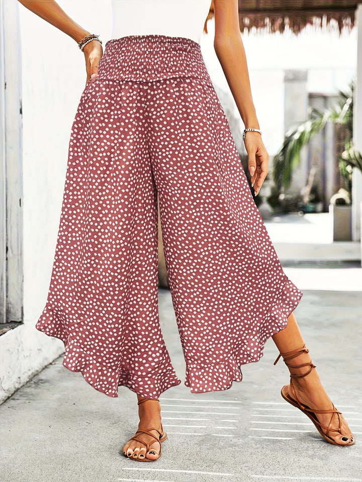 Florence – Floral Wide-Leg Pants