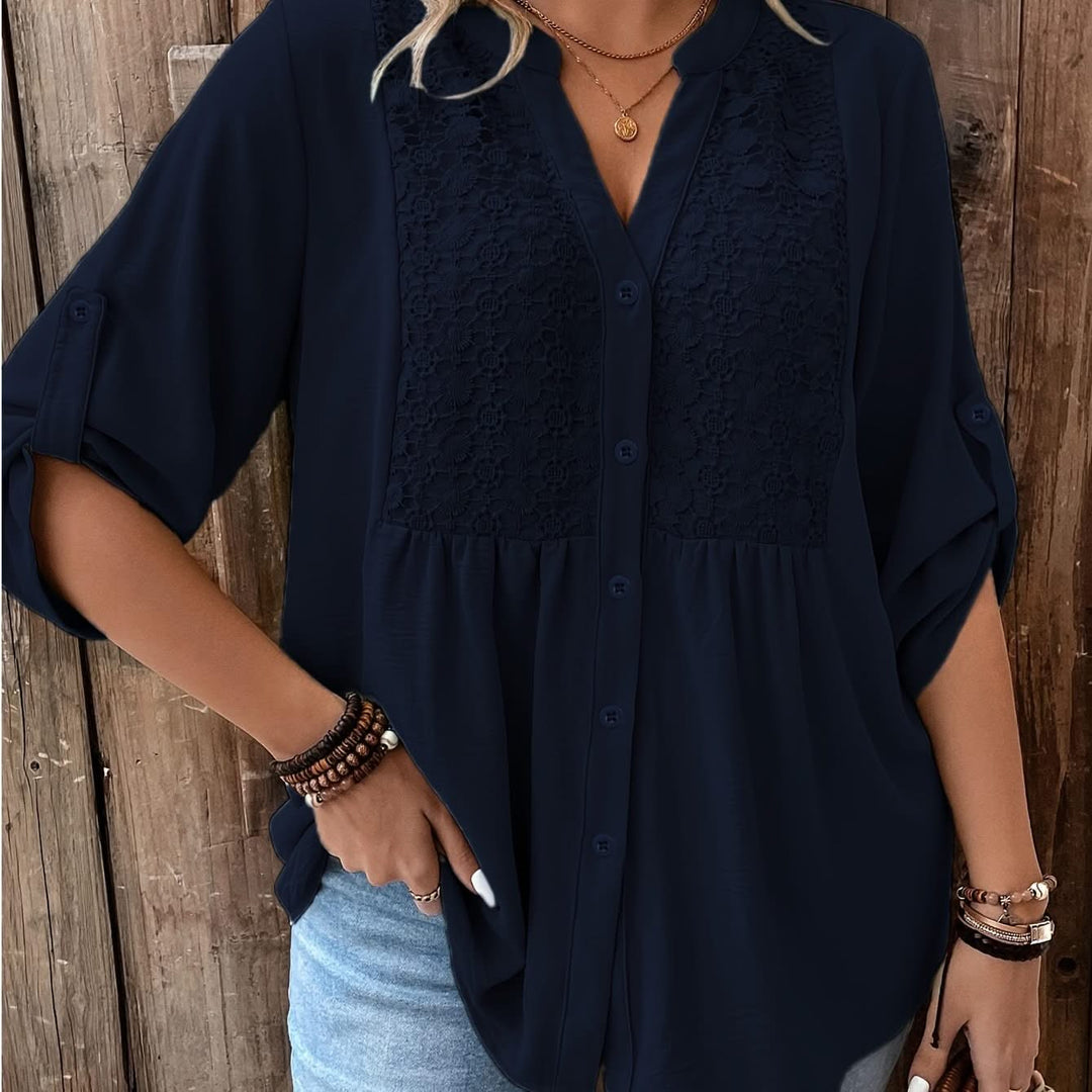 Clara – Lace Trim Shirt