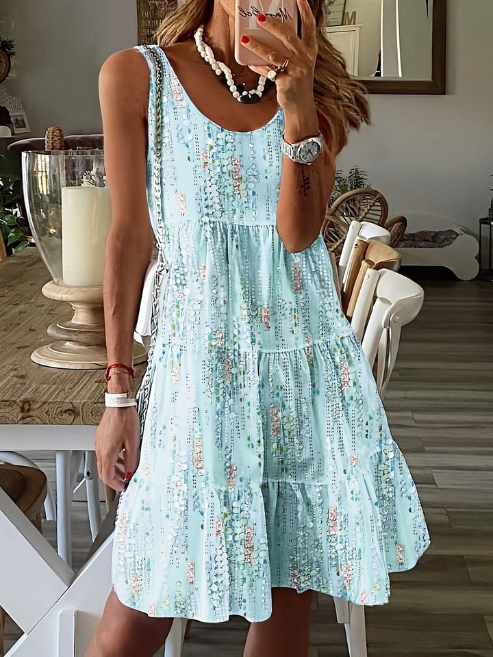 Maya – Floral Dress with Tummy Coverage