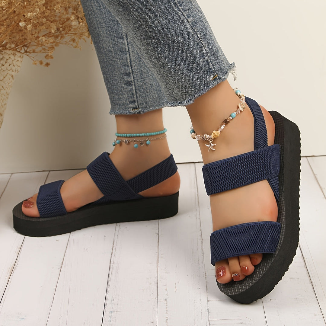 Livia – Elastic Band Flat Slippers
