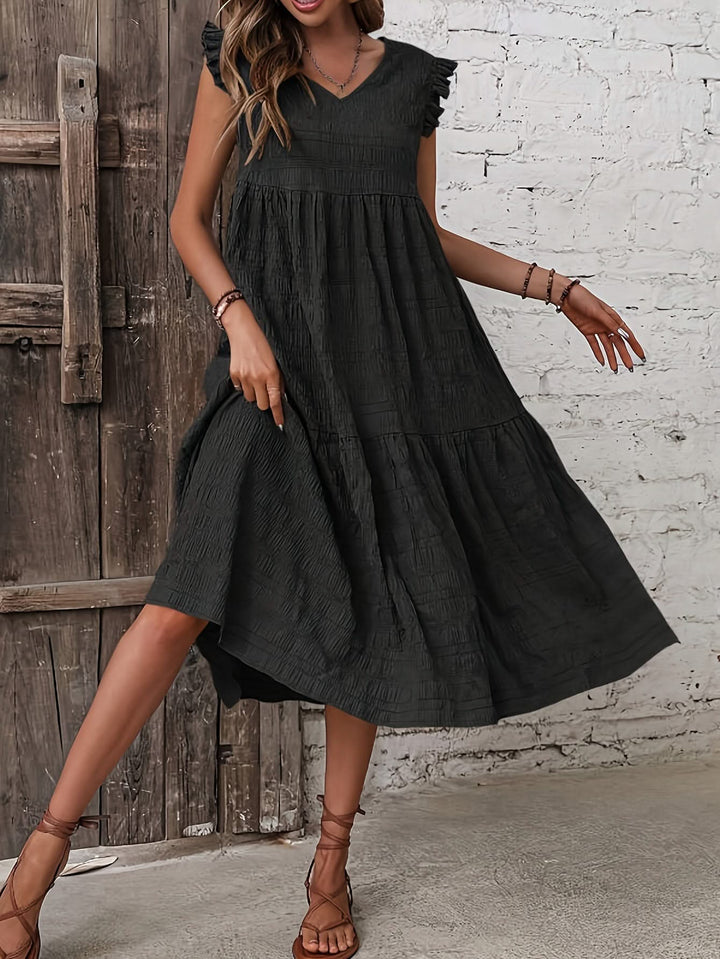 Livia – tummy-friendly ruffle dress