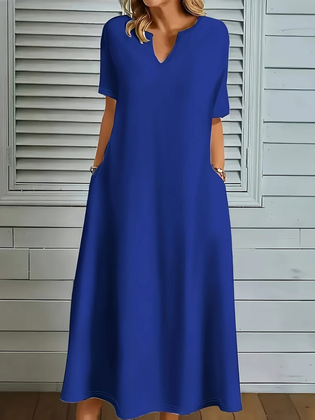 Seraphina – V-Neck A-Line Dress