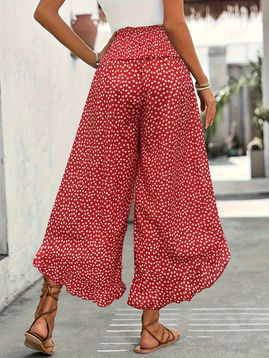 Florence – Floral Wide-Leg Pants