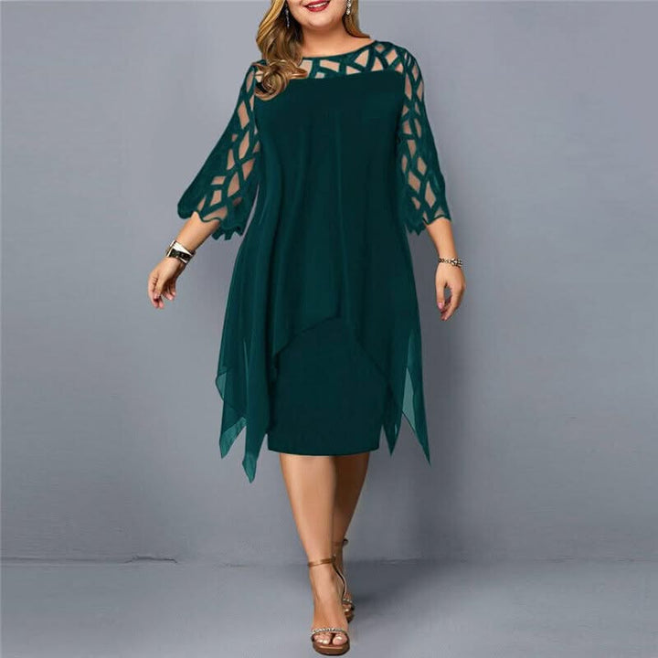Jamie | Chic Plus Size Midi Dress